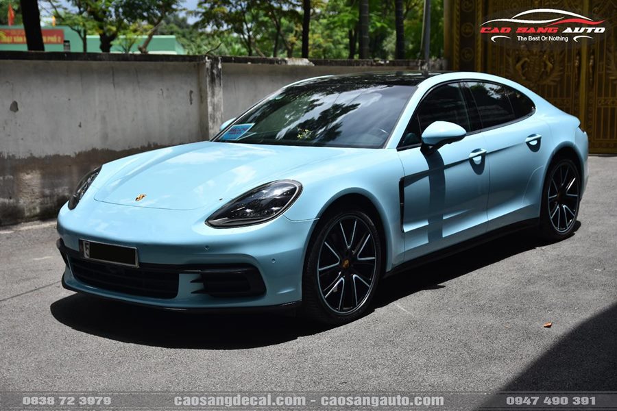 Wrap - Dán decal đổi màu xe Porsche Panamera