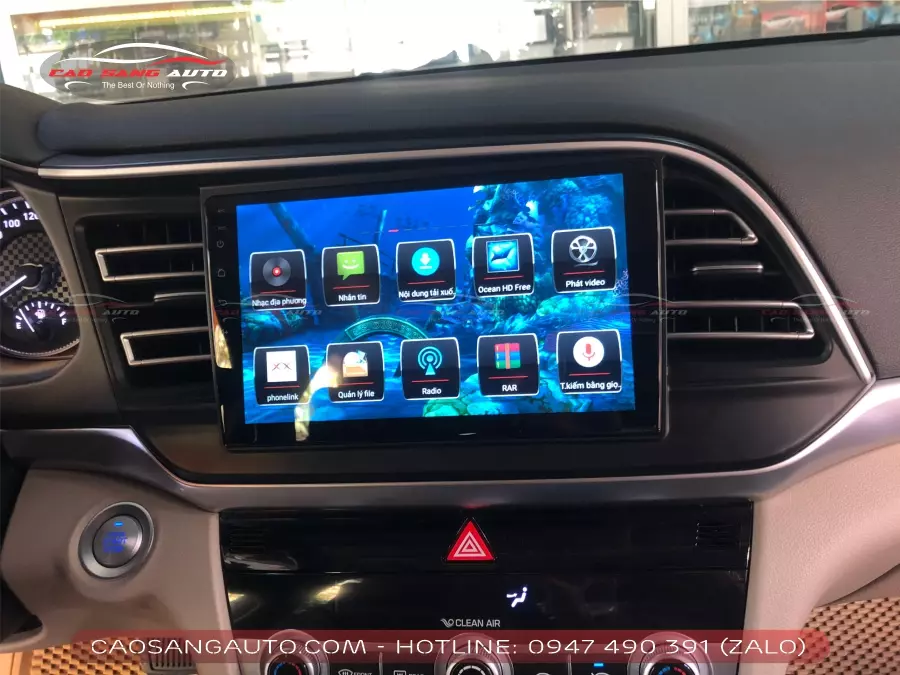 Quy trình lắp màn hình android Hyundai Elantra như thế nào?
