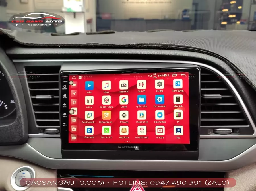 Quy trình lắp màn hình android Hyundai Elantra như thế nào?