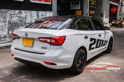 Dán decal tem xe MG5 - Hình 2