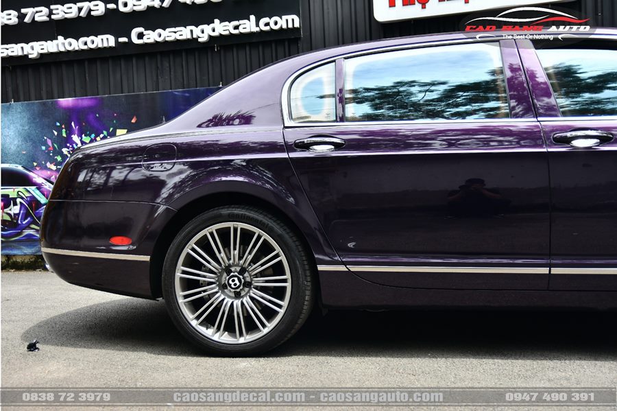 Thay màu - Đổi cá tính cho Bentley Mulsanne, Bentley Continental 2012 với decal cao cấp Inozetek, Teckwrap