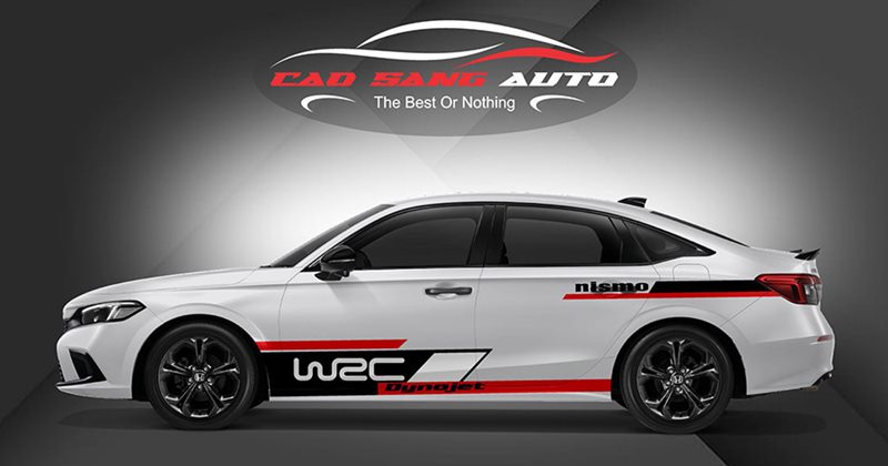 [TOP] 130+ mẫu tem dán xe ô tô đẹp, decal dán sườn xe 4 chỗ mới