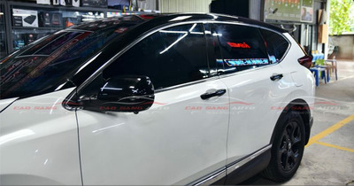 【TOP】Mẫu dán nóc đen xe Honda CRV mới nhất. Decal cao cấp bóng như sơn