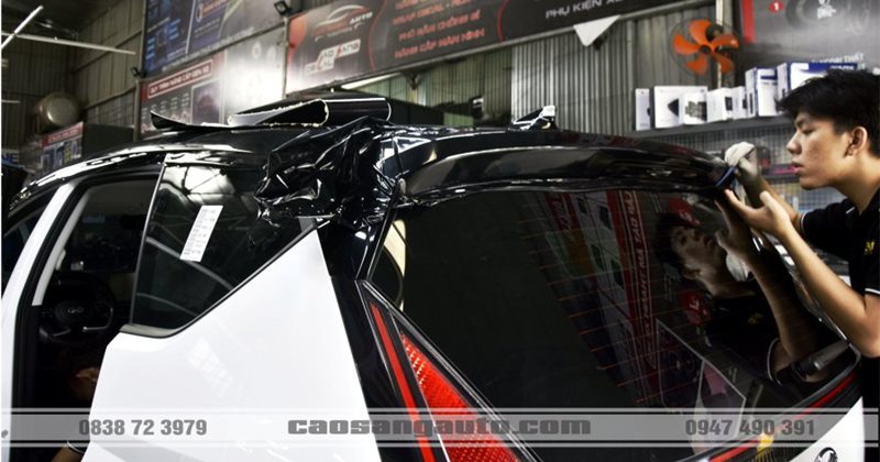 【TOP】Mẫu dán nóc đen xe Hyundai Stargazer mới nhất. Decal cao cấp bóng như sơn