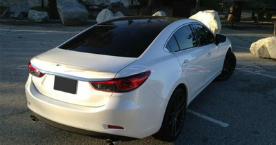 【TOP】Mẫu dán nóc đen xe Mazda 6 mới nhất. Decal cao cấp bóng như sơn