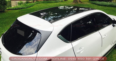 【TOP】Mẫu dán nóc đen xe Mazda CX5 mới nhất. Decal cao cấp bóng như sơn