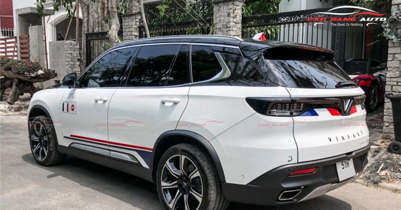 【TOP】Mẫu dán nóc đen xe Vinfast Lux SA mới nhất. Decal cao cấp bóng như sơn
