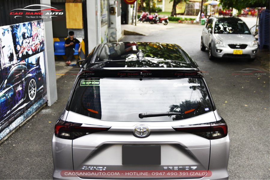 【TOP】Mẫu dán nóc đen xe Toyota Avanza mới nhất. Decal cao cấp bóng như sơn