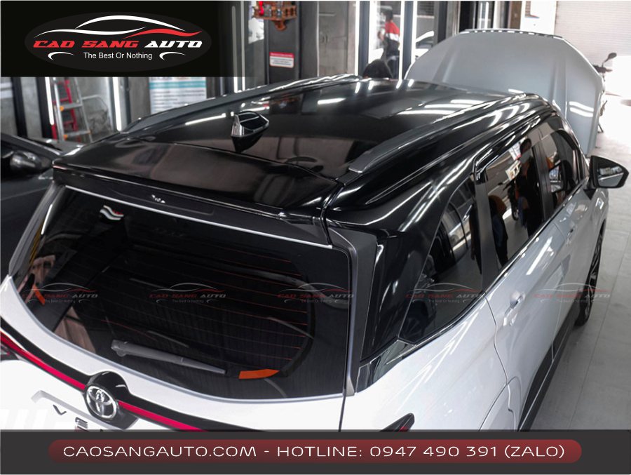 【TOP】Mẫu dán nóc đen xe Toyota Veloz mới nhất. Decal cao cấp bóng như sơn