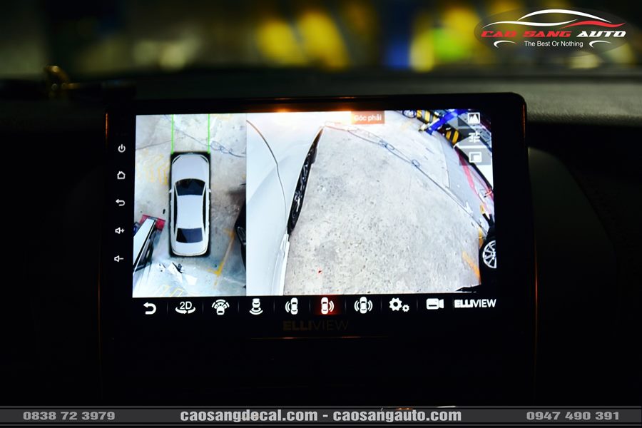 Toyota Vios lắp màn hình Android Elliview S4 Basic + Cảm biến áp suất lốp ADI4