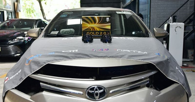 Toyota Vios tăng sáng với bộ Bi Led Titan Gold  2.0