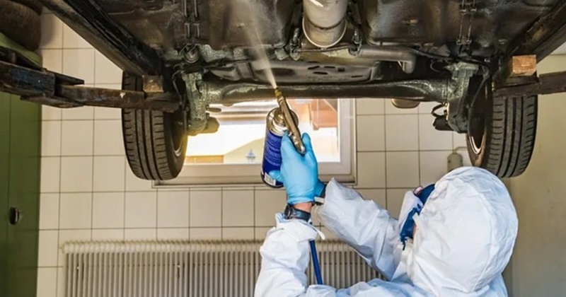 【Tư Vấn】Có nên sơn phủ gầm xe ô tô xe hơi bán tải không?