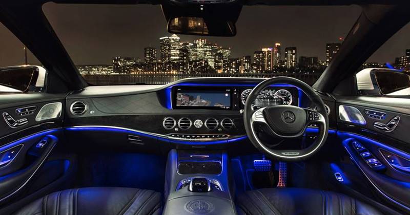 [Tư Vấn] Độ đèn viền nội thất dành cho Mercedes đẹp giá tốt