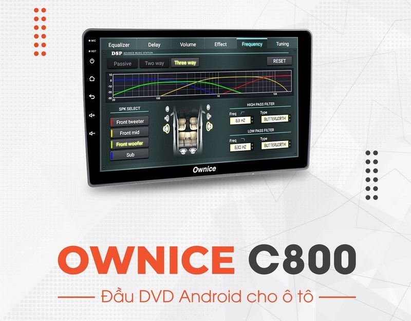 Màn hình DVD Android xe hơi Ownice C800 (DSP 6 kênh)