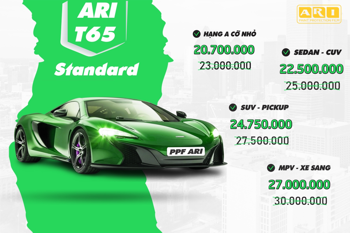 bảng giá dán ppf ô tô chi tiết