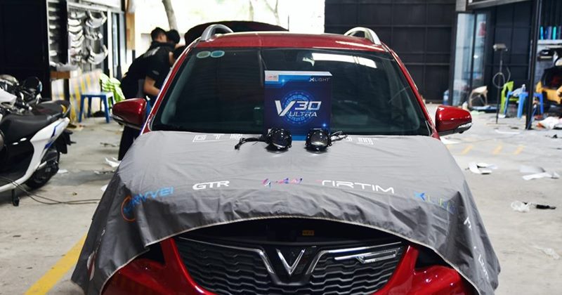 Vinfast Fadil độ bi Led V30 Ultra 2022 - Tăng sáng vượt bậc