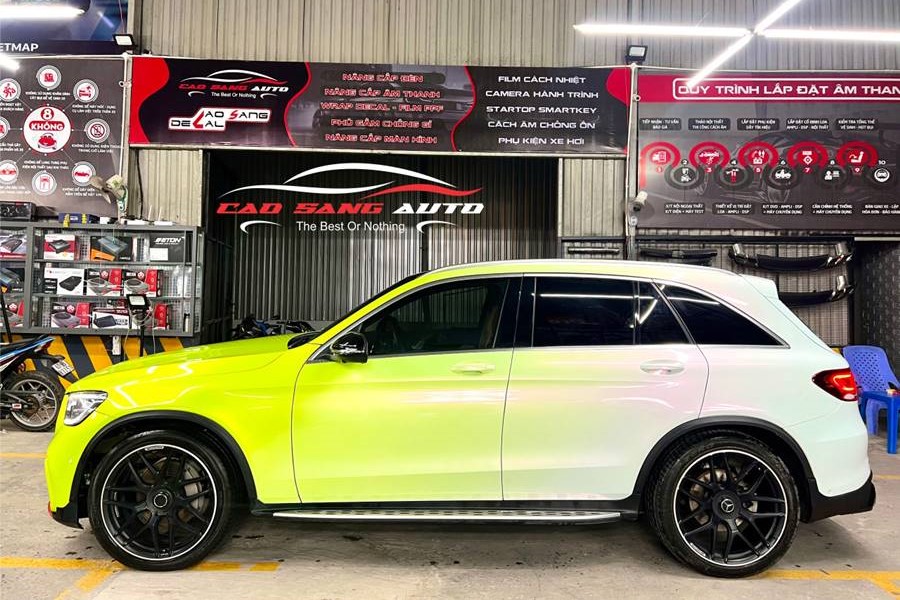 Wrap - Dán đổi màu xe Mercedes GLC decal Chuyển màu