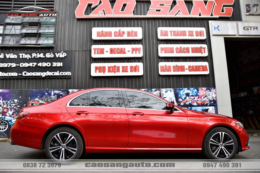 Wrap - Dán decal đổi màu xe Mercedes E180